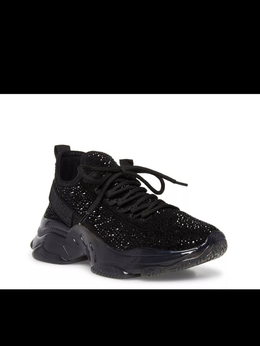 Steve Madden Maxima Aggrsv Sneaker With Rhinestones - Picture 6 of 6